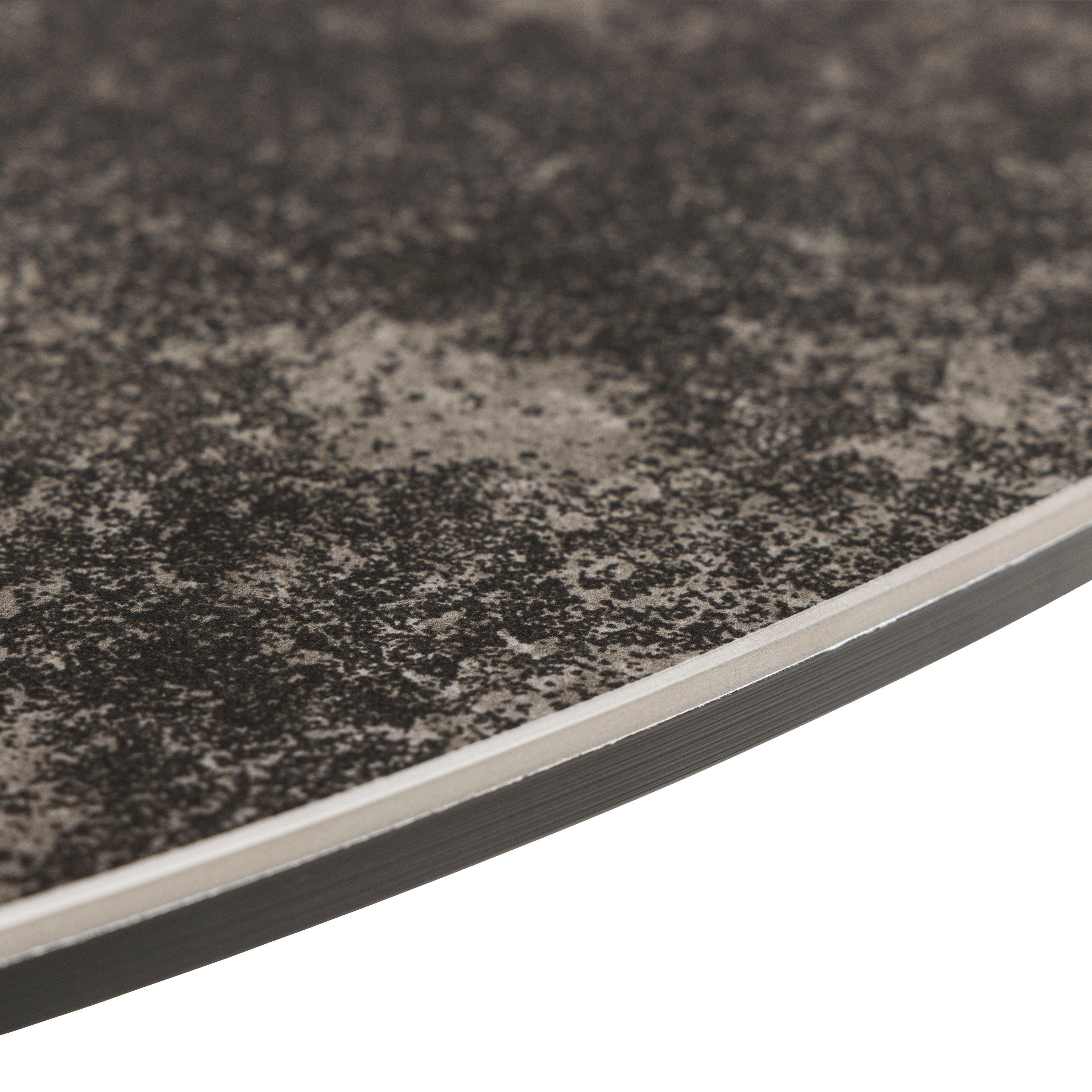 Halo Round Dining Table with Ceramic Top - YANDZ HOME