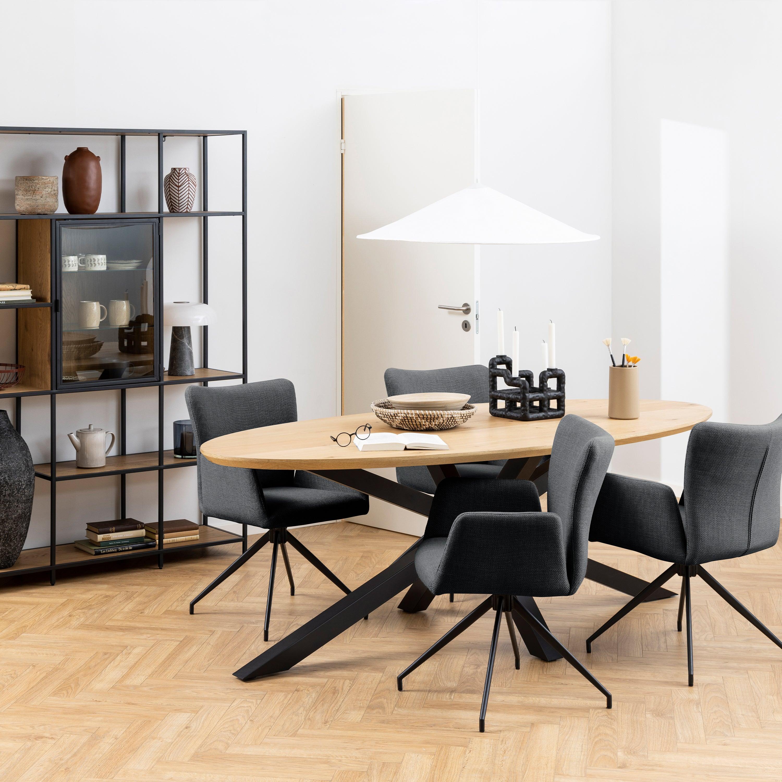 Halo Oval Dining Table - YANDZ HOME