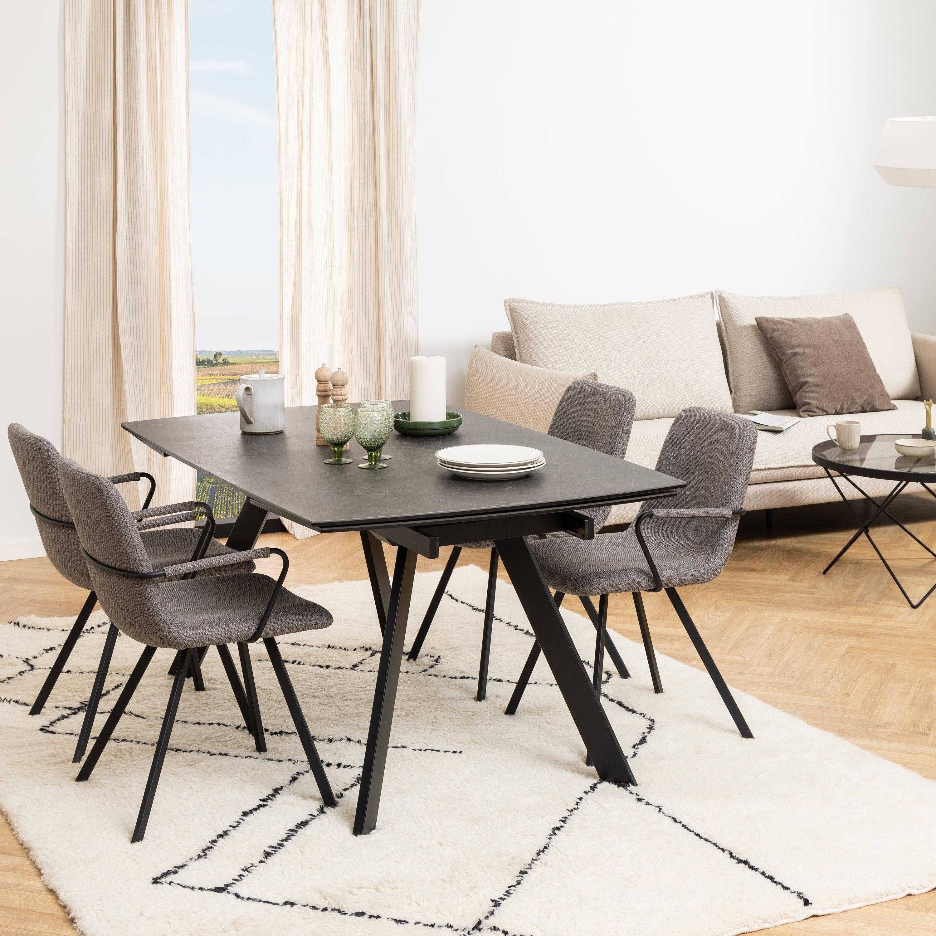Ada Ceramic Extendable Dining Table - YANDZ HOME
