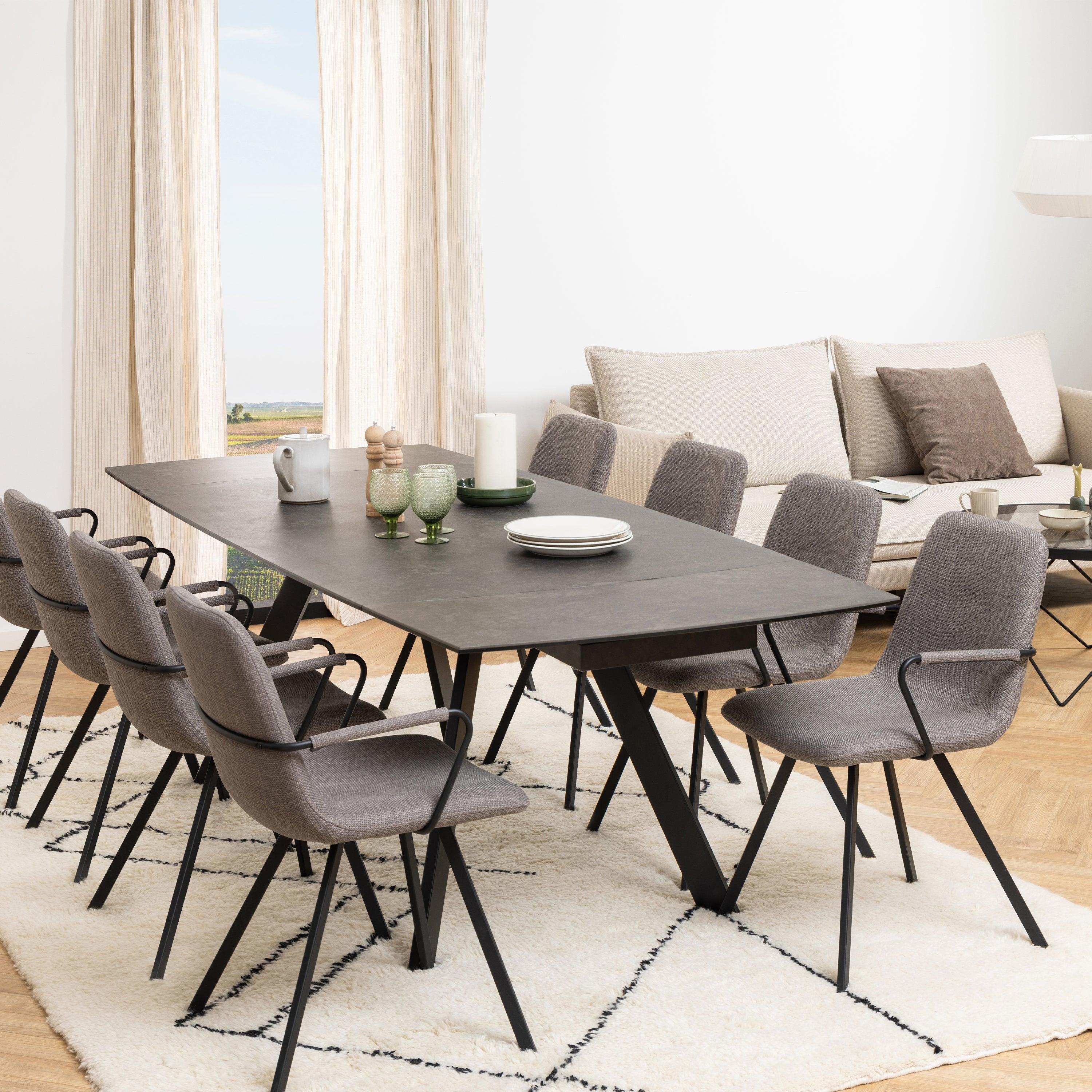 Ada Ceramic Extendable Dining Table - YANDZ HOME