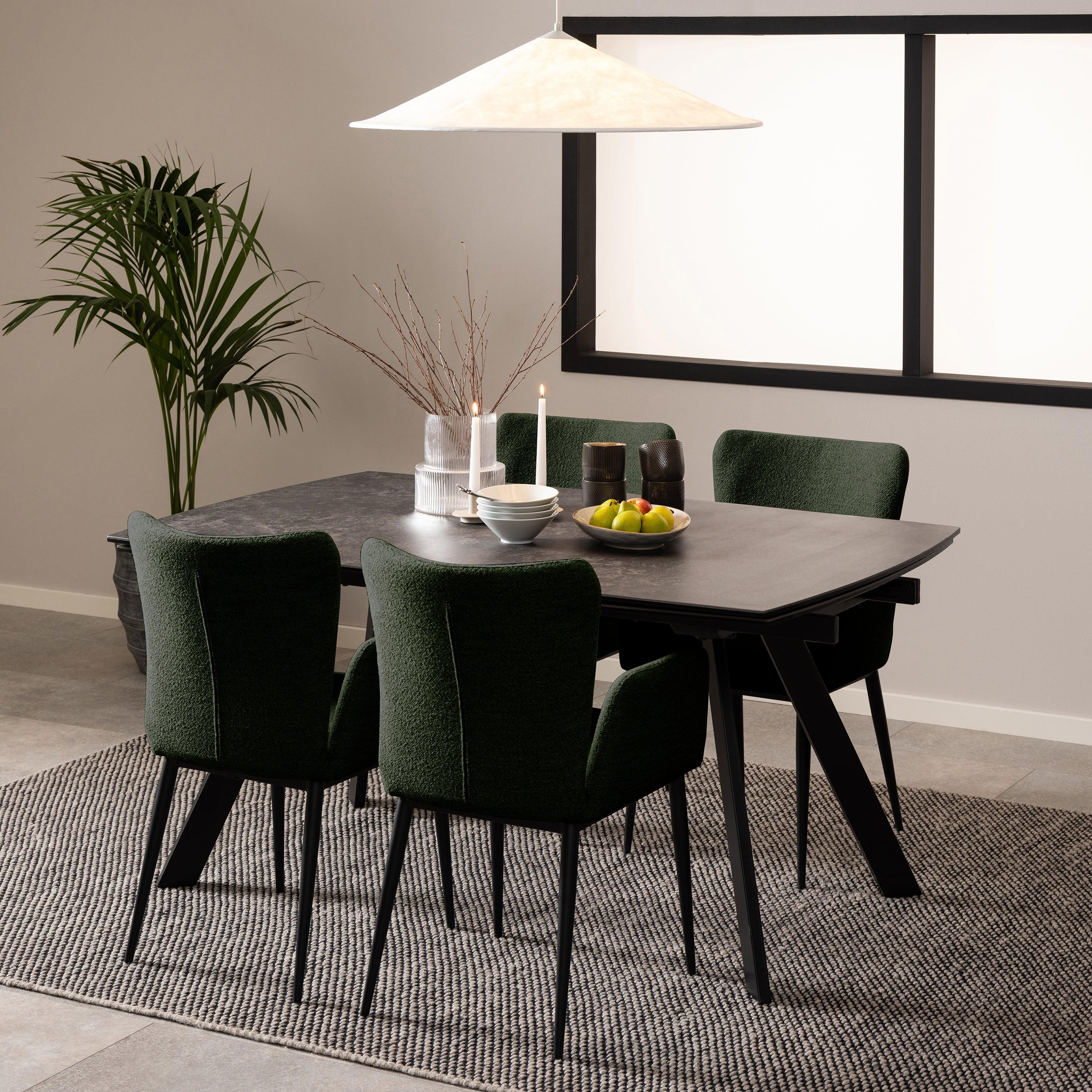 Ada Ceramic Extendable Dining Table - YANDZ HOME
