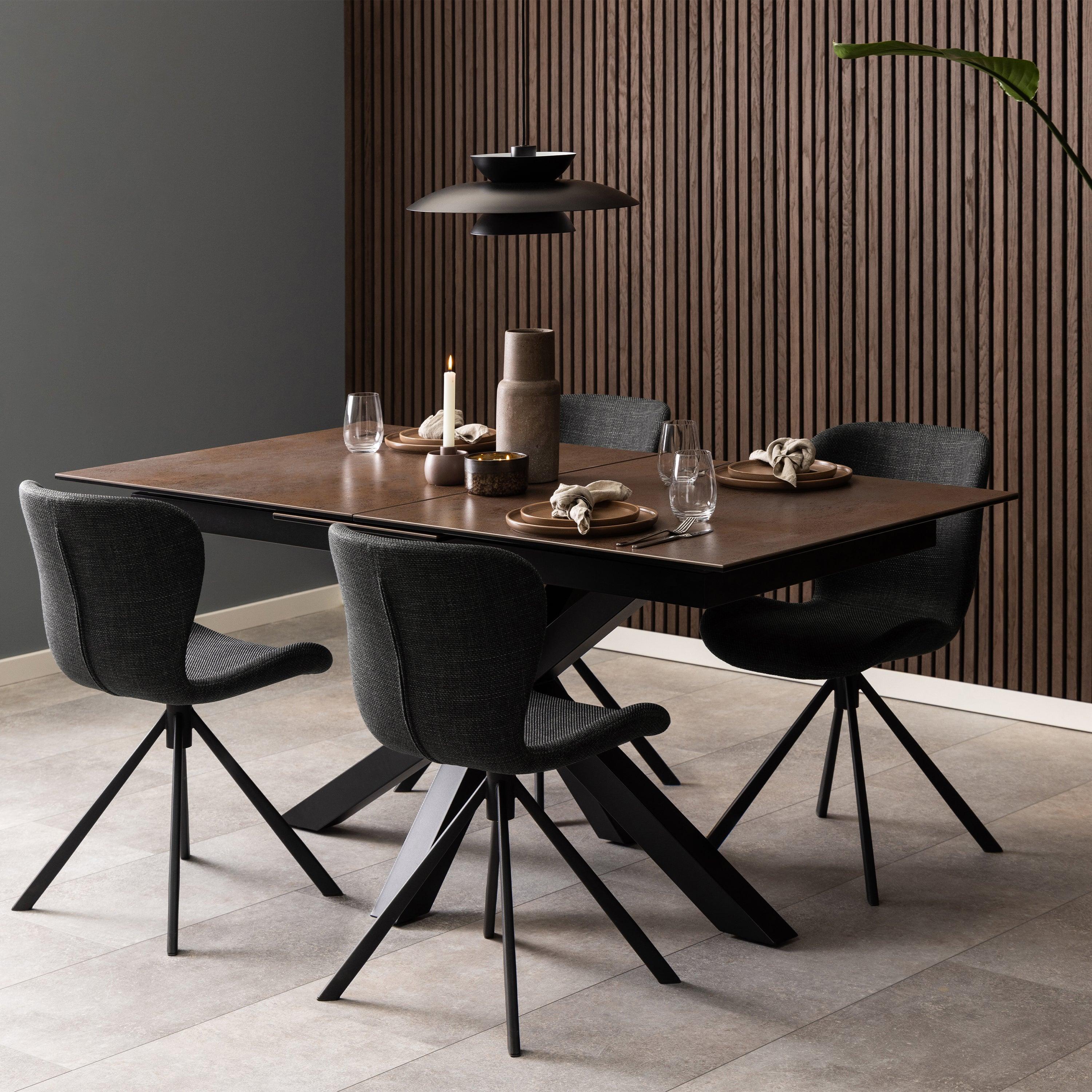 Halo 2 Extendable Dining Table with Ceramic Top - YANDZ HOME