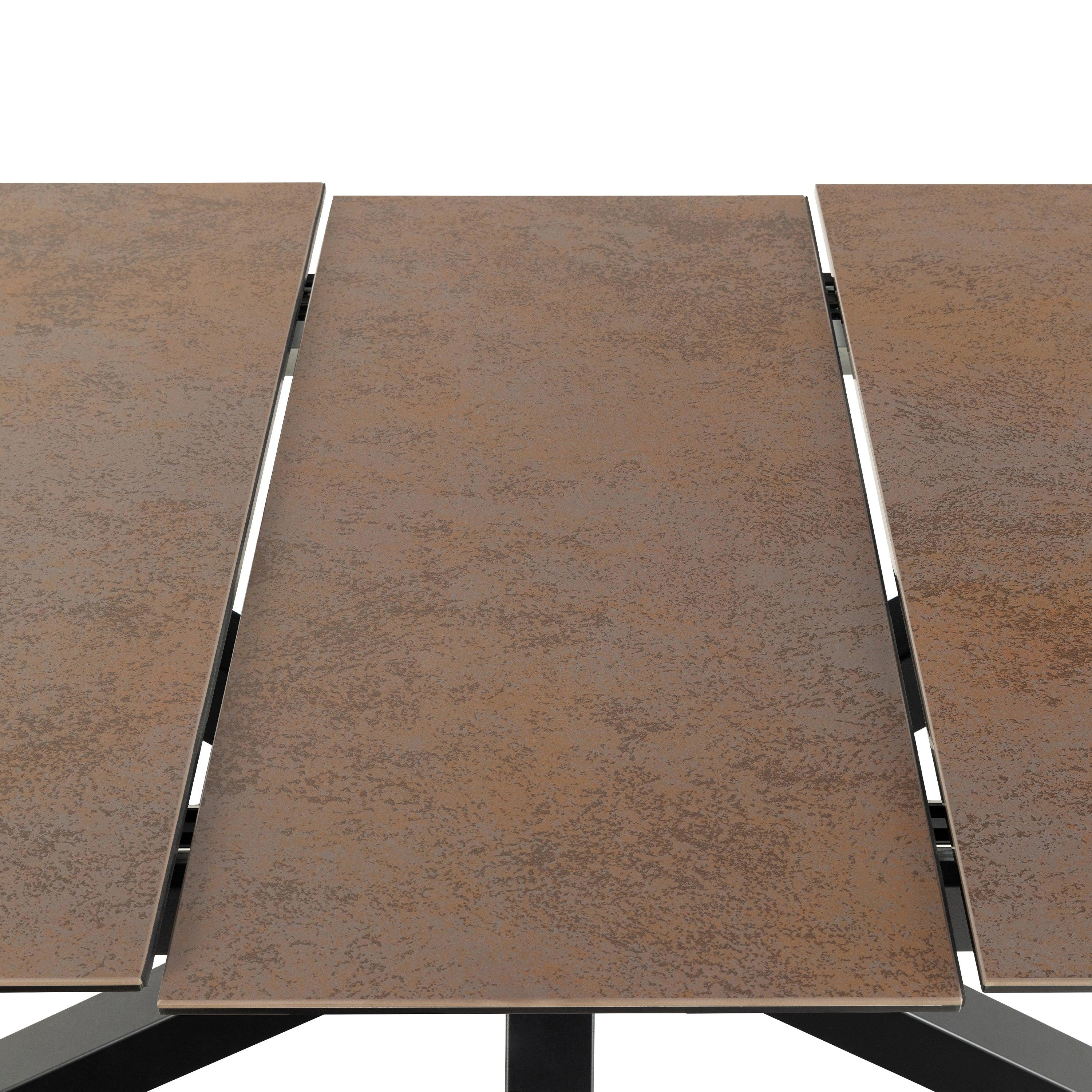 Halo 2 Extendable Dining Table with Ceramic Top - YANDZ HOME