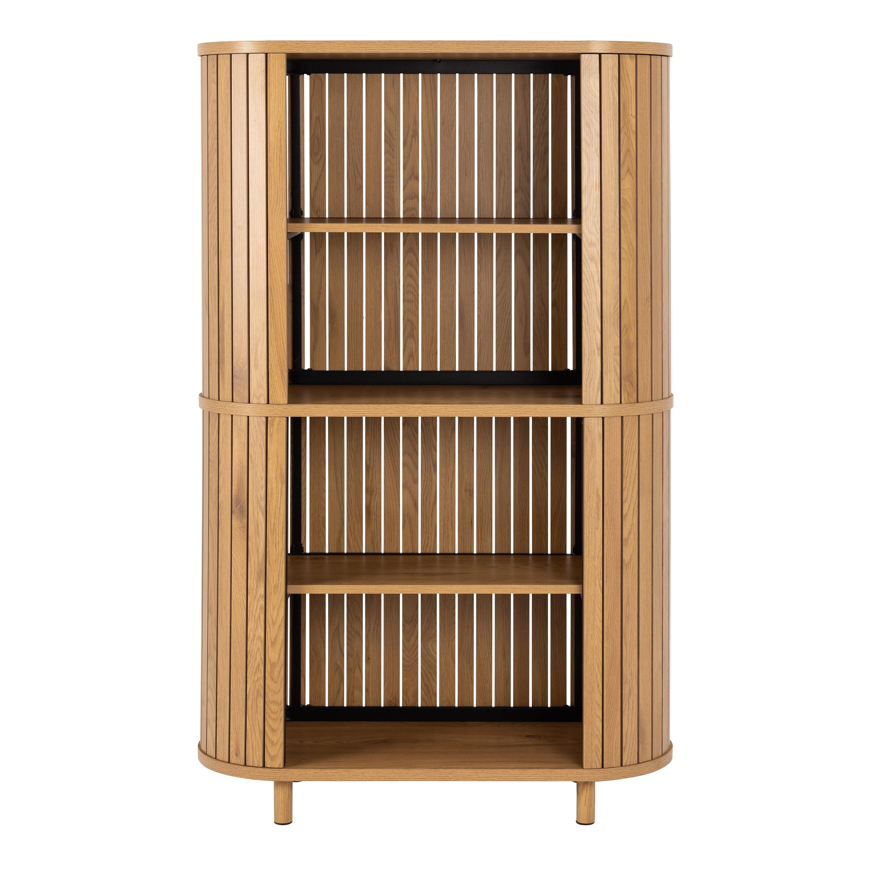 Freya Bookcase in Oak - YANDZ HOME