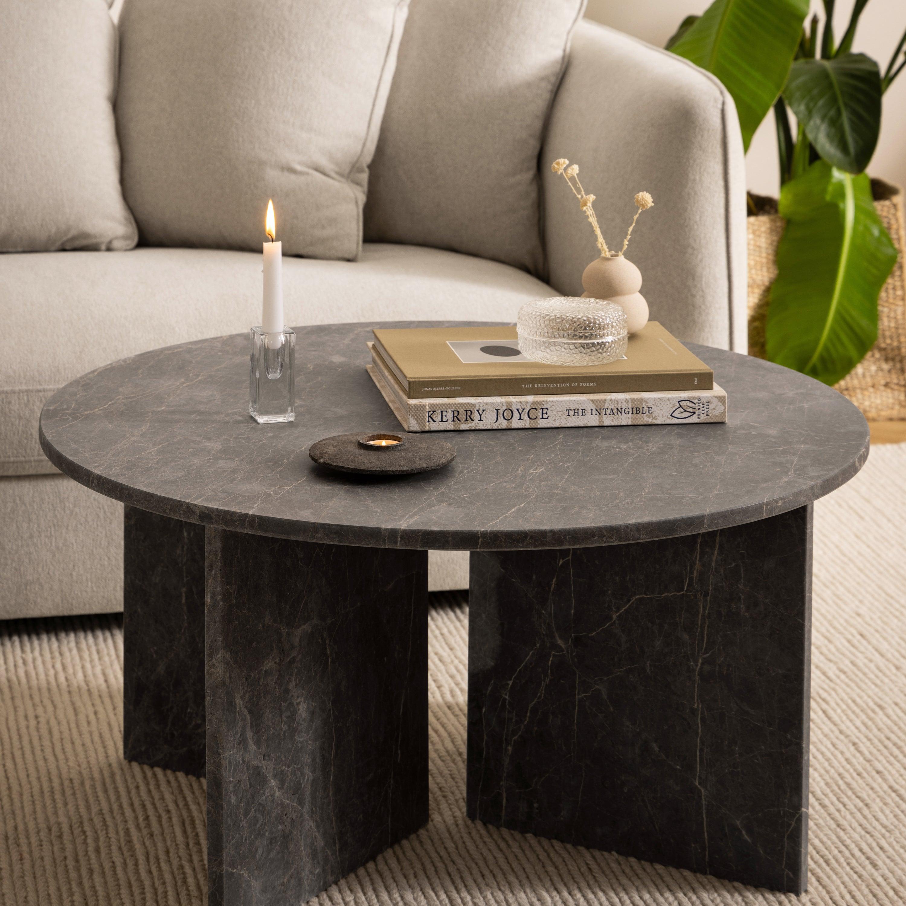 Luna Round Coffee Table - YANDZ HOME