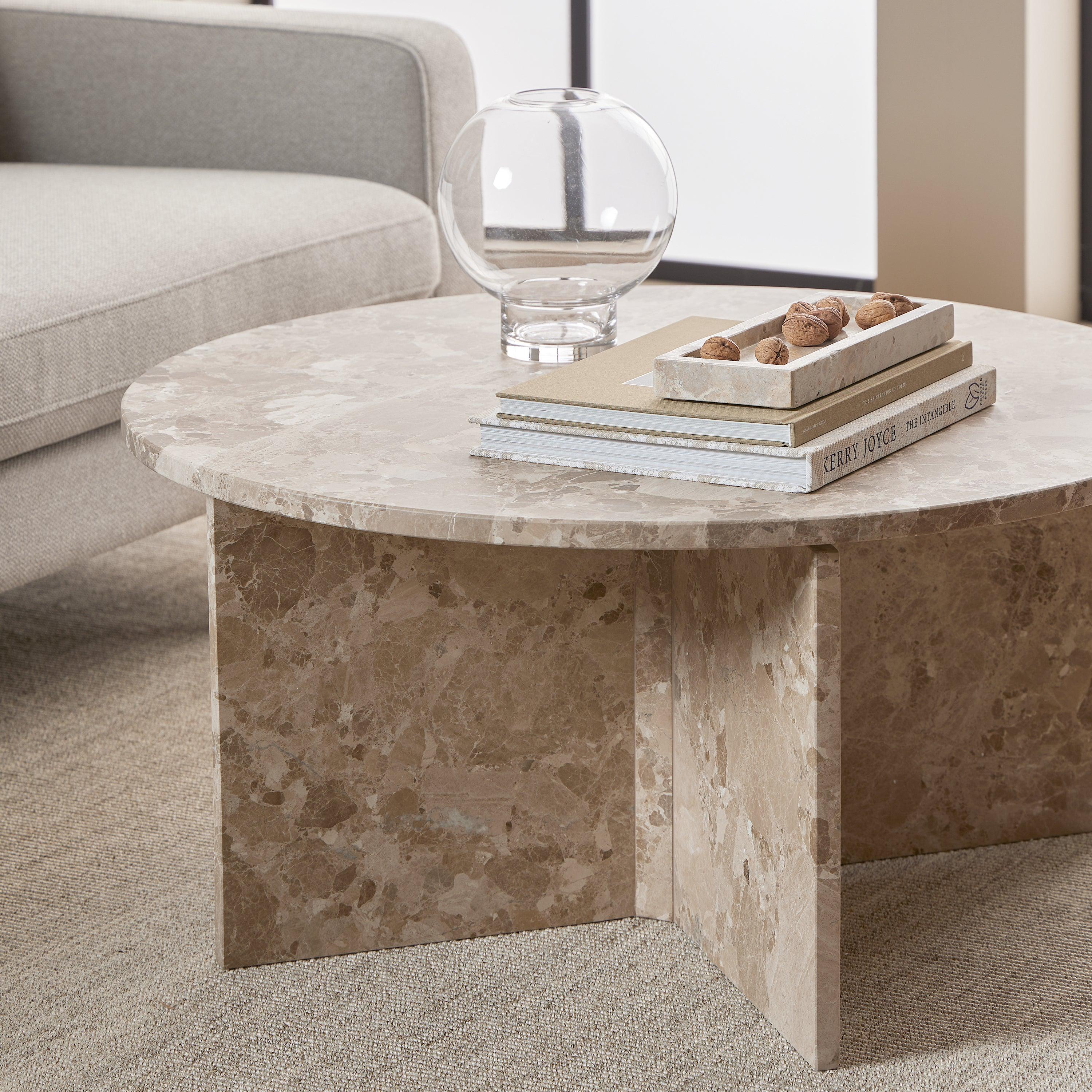 Luna Round Coffee Table - YANDZ HOME