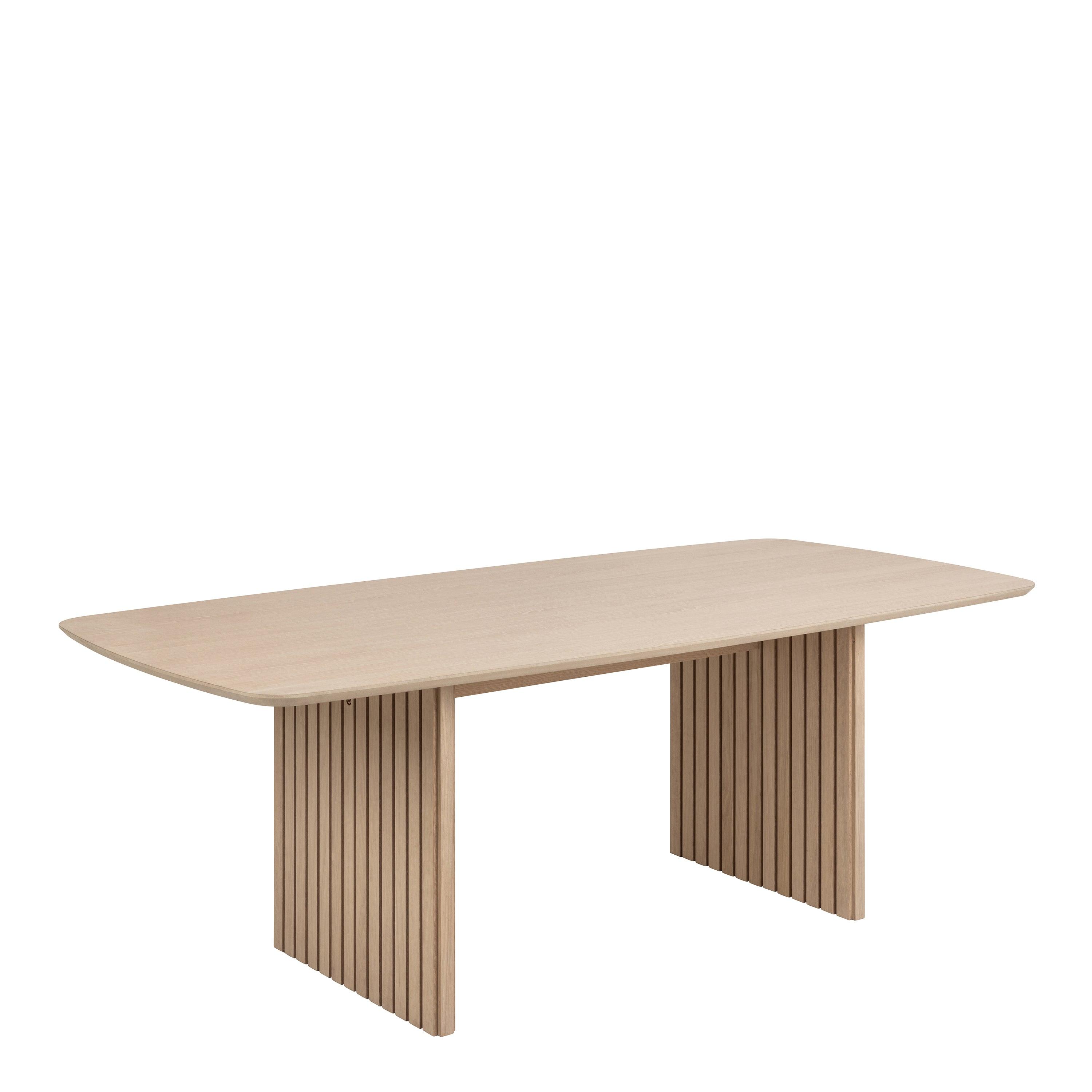 Christina Rectangular Dining Table in Oak - YANDZ HOME