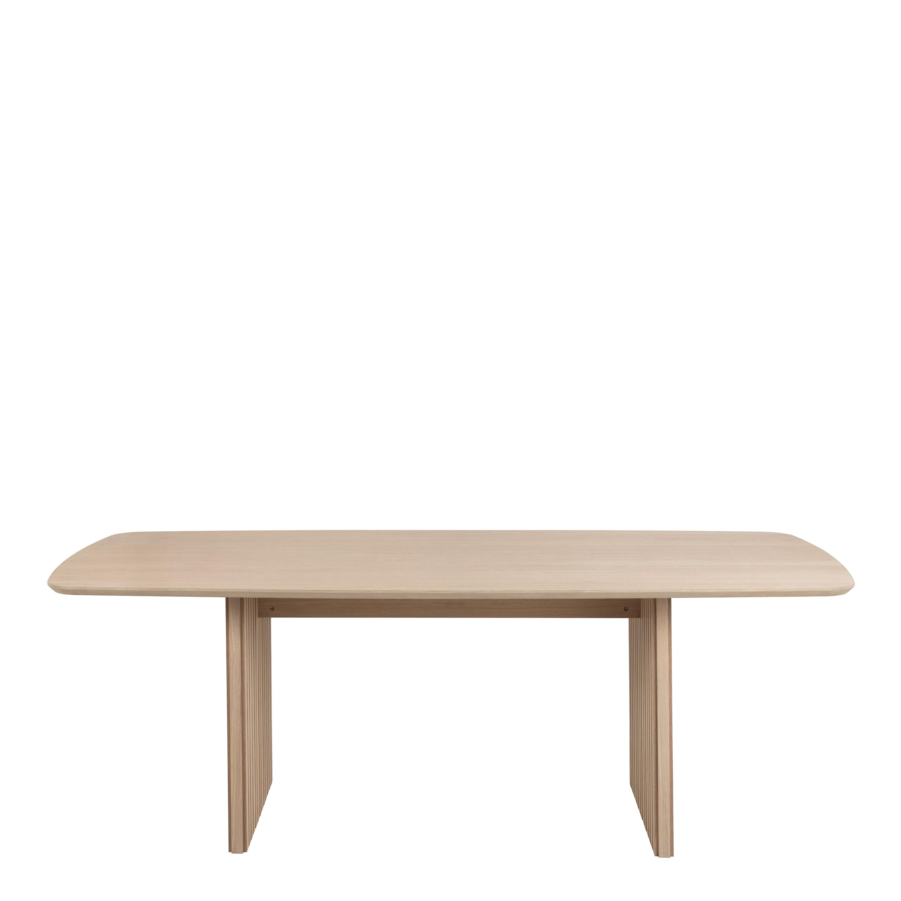 Christina Rectangular Dining Table in Oak - YANDZ HOME