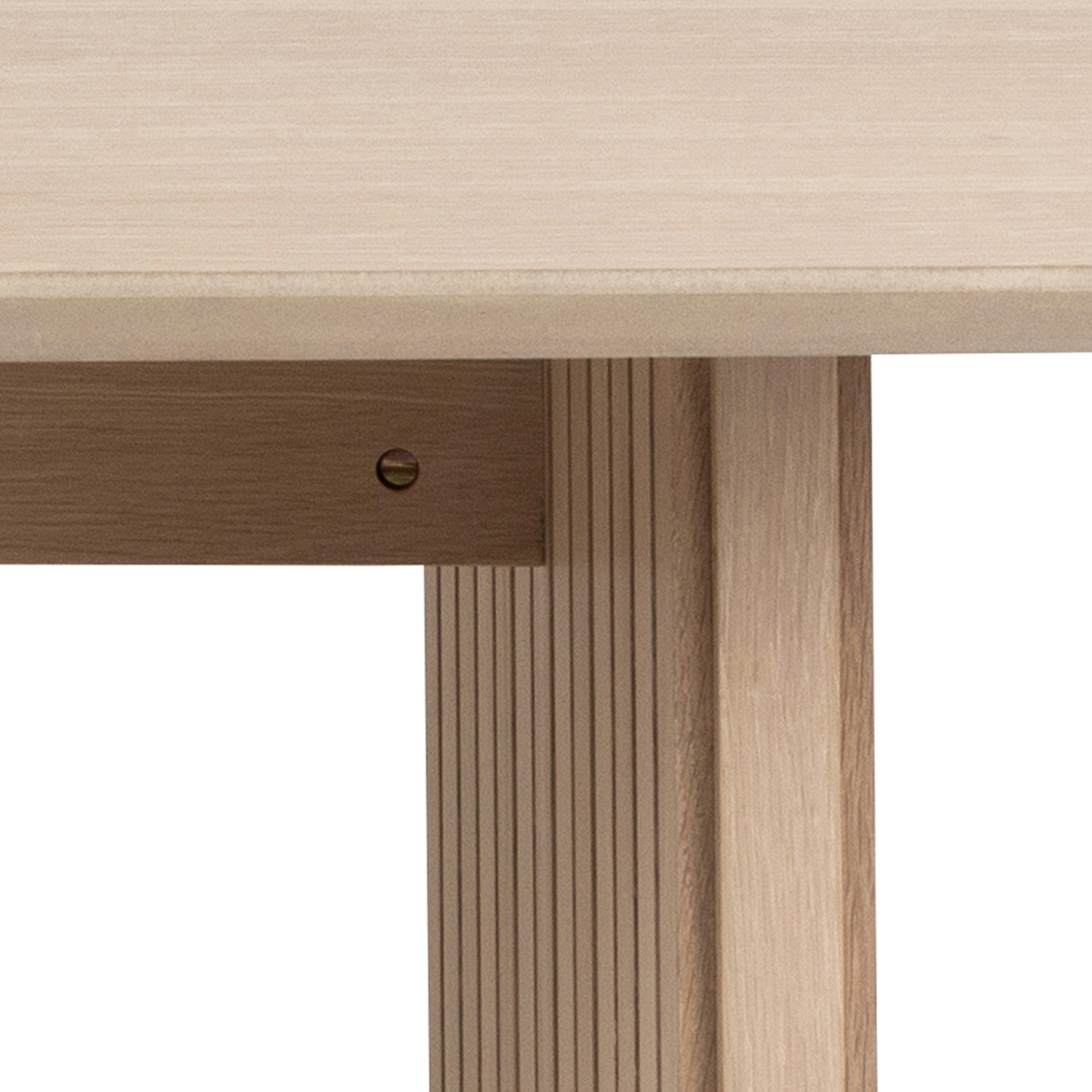 Christina Rectangular Dining Table in Oak - YANDZ HOME