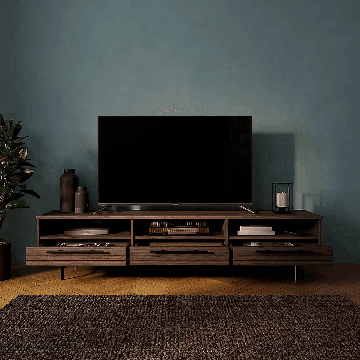 Elle Extra Wide TV unit for TVs up to 80" - YANDZ HOME