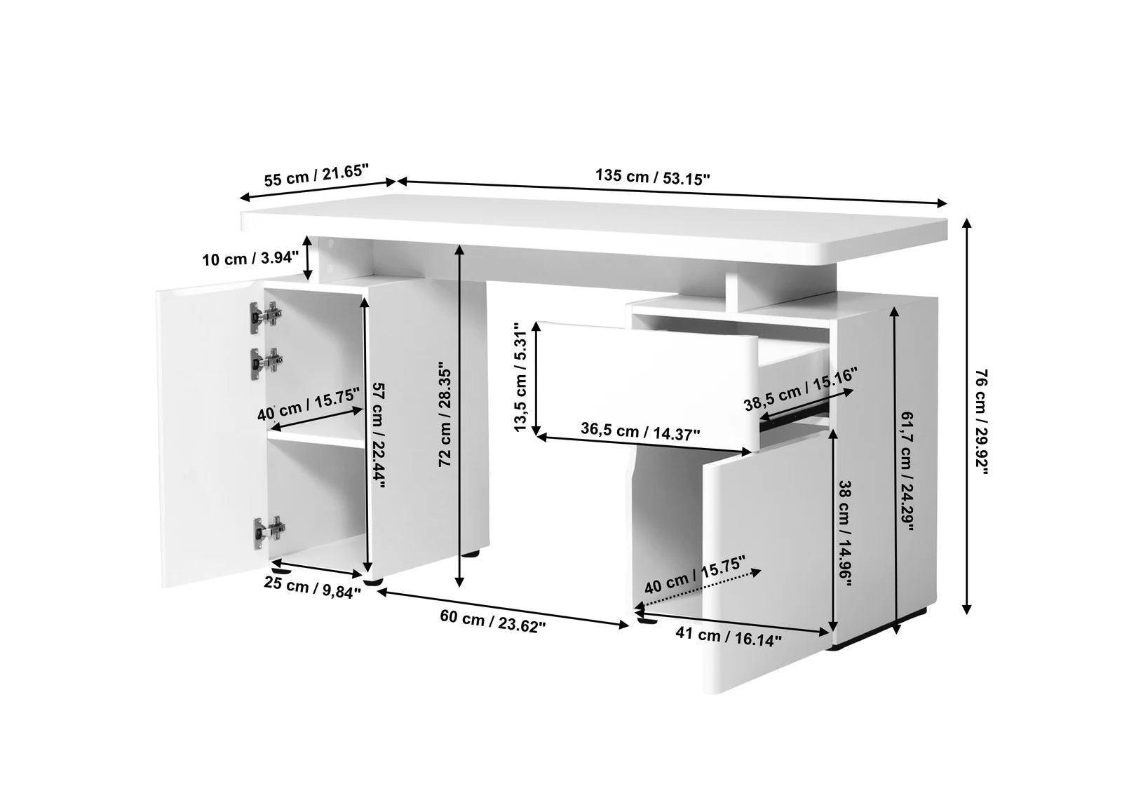 Evanda Computer Desk - YANDZ HOME